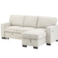 Estelle Beige Reverisible Sleeper Sectional