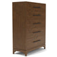 Calhoun Whiskey Finish 5 Drawer Chest