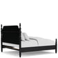 Calhoun Ebony Whisky Oak Poster Bed Collection