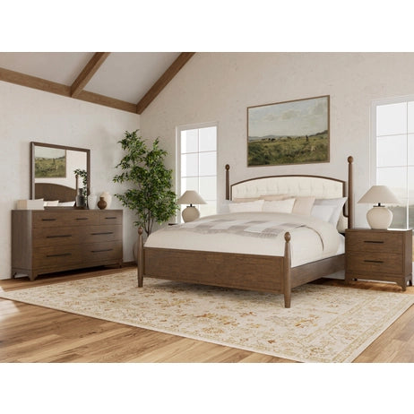 Calhoun Whiskey Finish 4 Pc Bedroom Set