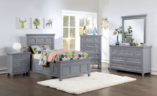 Castile Youth 4 Pc Bedroom Set CM7413GY