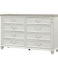 Maryra White 4 Pc Bedroom Set by Cosmos
