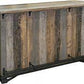 Loft Brown Bar Set by IFD Rustic Barn Doors