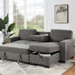Estelle Dark Gray Reversible Sleeper Sectional