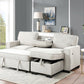 Estelle Beige Reverisible Sleeper Sectional