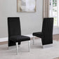 Best Quality Glam 7 Pc Dining Set Glass Top - 4 Chair Options