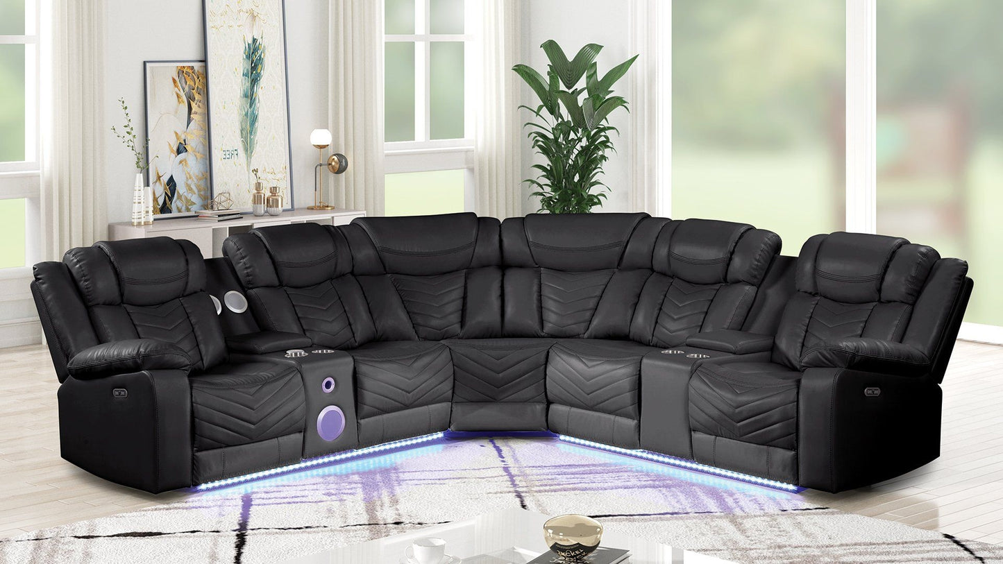 Challenger Power Motion Sectional - 3 Colors
