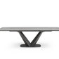 Cloud Dining Set 2 Extension Leaves - Gray Marble