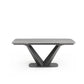 Cloud Dining Set 2 Extension Leaves - Gray Marble