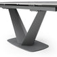 Cloud Dining Set 2 Extension Leaves - Gray Marble