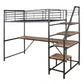 Rowley Twin Bed Workstation Metal Construction