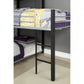 Aubrey Twin Triple Decker Bunk Bed - Metal Construction