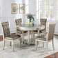 Adeline CM3158RT Colección de Comedor Tapa de Vidrio