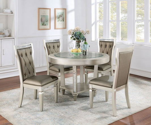 Adeline CM3158RT Dining Collection Glass Top