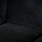 Lomma Black Flannelette Sectional - Sleek Design
