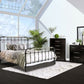 Rianna Metal Bed CM7733 - Antique Black