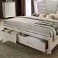 Maddie Pearl White 4 Pc Bedroom Collection