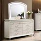 Maddie Pearl White 4 Pc Bedroom Collection