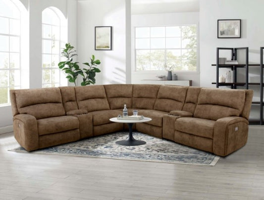 Apostolos Brown Power Sectional CM9915BR-SECT-PM