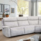 Edmondus Wallhugger Power Sectional - Taupe or Dark Gray