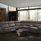Edmondus Power Wallhugger Sectional - DarK Gray
