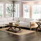 Arendal Contemporary Wood Fabric Sectional CM9984