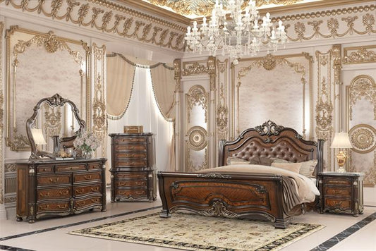 Bella Notte Mahogany 4 Pc King Bedroom Set