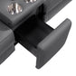 1246 DivanItalia 8 Pc U-Shaped Modular Power Sectional - 7 Colors