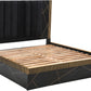 Allure Modern Black & Gold Queen Bed