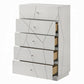 Esther White High Gloss Chest BD05886