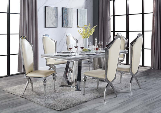 Destry Marble Top Dining Collection - Acme DN01188