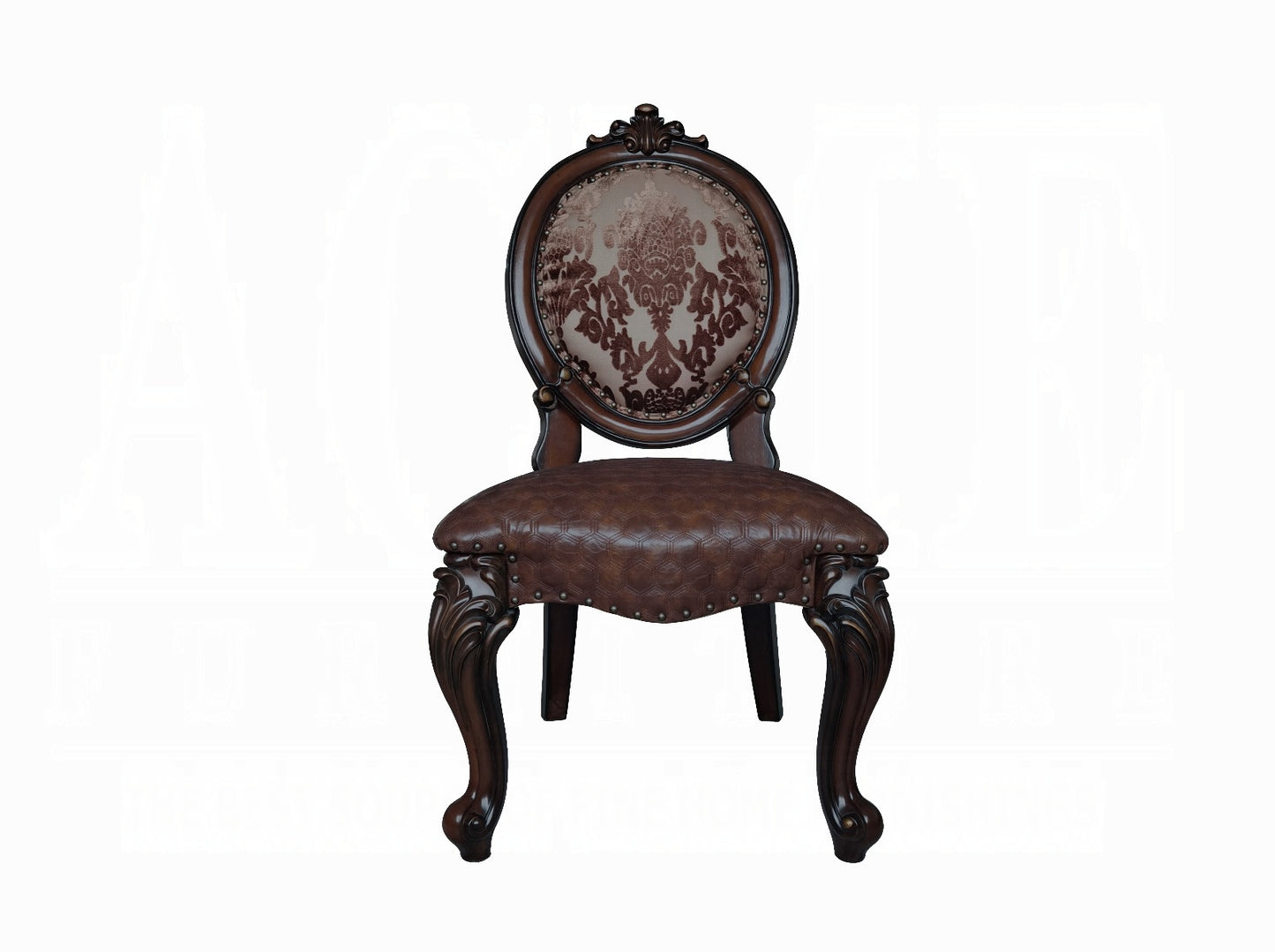 Versailles Round Cherry Finish Dining Set