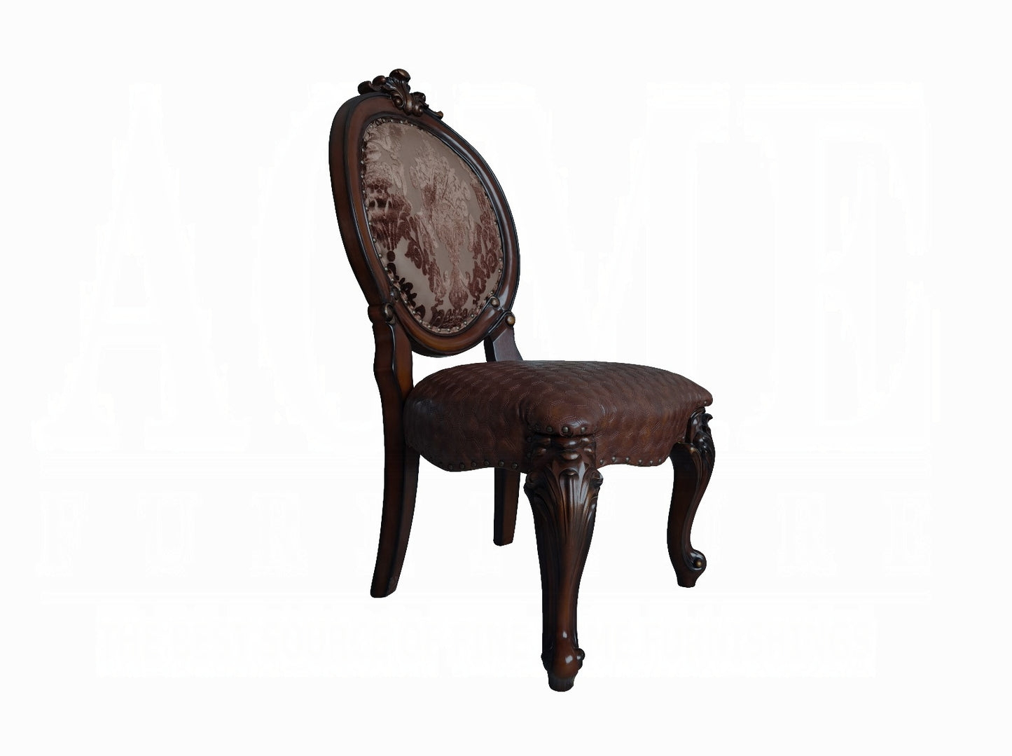 Versailles Round Cherry Finish Dining Set