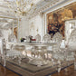 Sandoval Champagne Finish 7 Pc Dining Collection