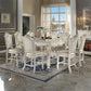 Vendome Antique Pearl 9 Pc Dining Set