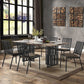 Zudora 7 Pc Industrial Style Dining Set by Acme