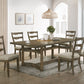 Parfield DN01807 Colección de comedor con acabado en roble