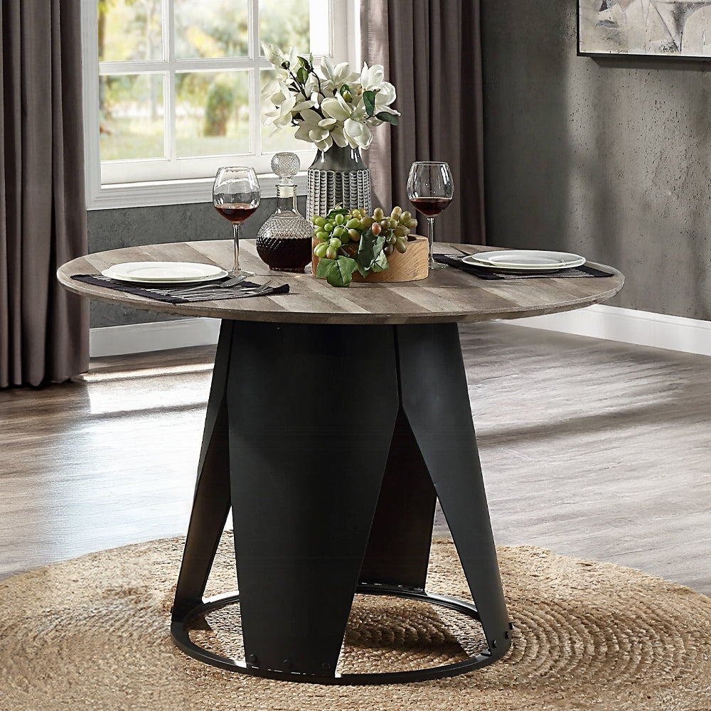 Zudora 5 Pc Round Dining Table Set DN01948
