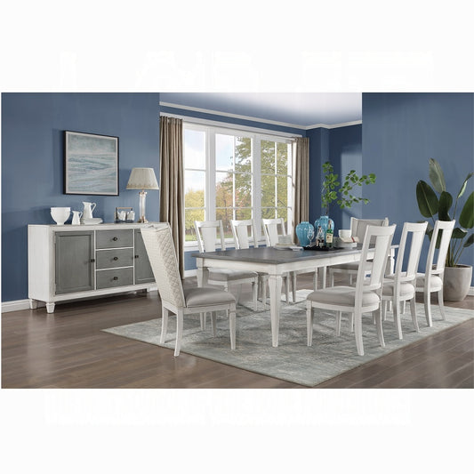 Katia Weathered White Dining Collection w/Extention