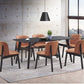 Eliora 7 Pc Modern Industrial Dining Set by Acme