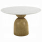 Kala 5 Pc Natural Marble Top Dining Set