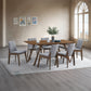 Kaela DN02925 Walnut 7 Pc Dining Set