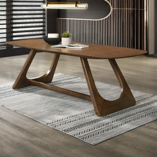 Hoyte DN03485 Walnut 7 Pc Dining Collection