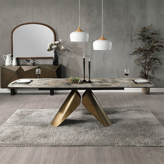Malika 7 Pc Ceramic Top Dining Collection