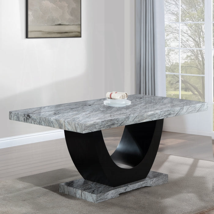 9056 Marble Top Dining Set 5-7 pc