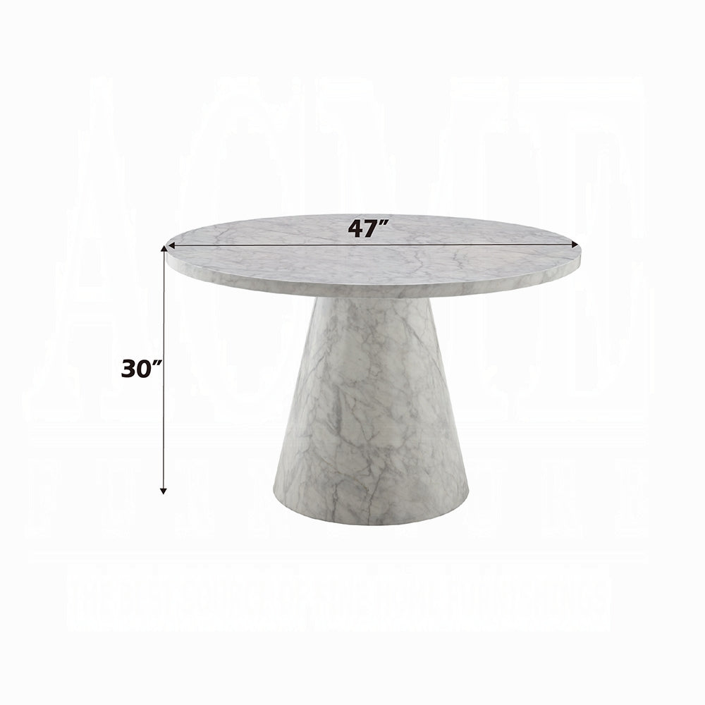 Kacey 5 Pc Round Dining Set Acme Furniture