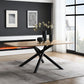 Lawton Natural & Black 7 Pc Dining Collection