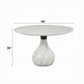 Koen 5 Pc Marble Top Dining Set DN04055