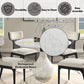 Koen 5 Pc Marble Top Dining Set DN04055