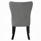 Koen 5 Pc Dining Set - Gray Boucle Chair